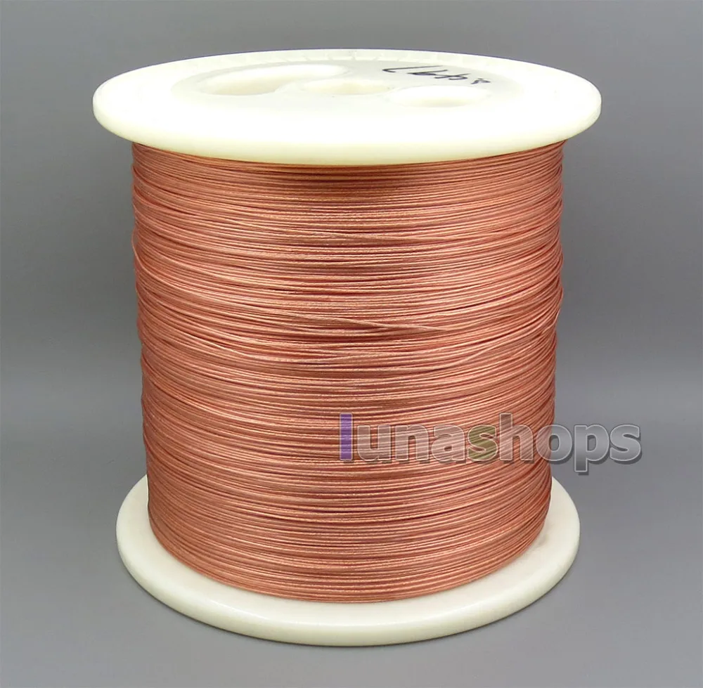 LN005622 Экстремальный мягкий чистый 7N OCC сигнал PU наушники кабель для наушников 20*0 05