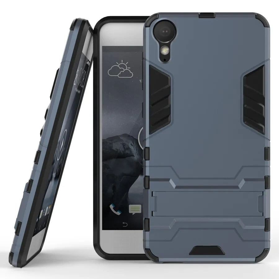 Armor Back Cover for HTC Desire 10 lifestyle Case 2 in 1 Style PC+TPU Fundas Kickstand Coque | Мобильные телефоны и