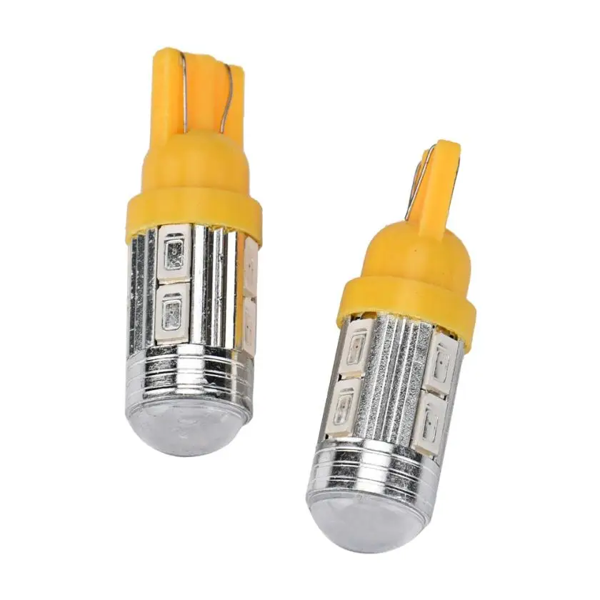 2 шт. светильник Автомобильные светодиодные лампы 158 194 168 W5W 5730 10 smd|car light bulbs|w5w 5730t10