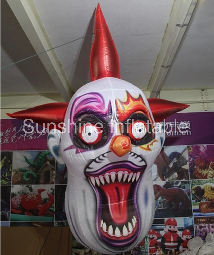 Гигантское Надувное украшение для Хэллоуина 3 м|halloween mask|clown halloween maskshead |