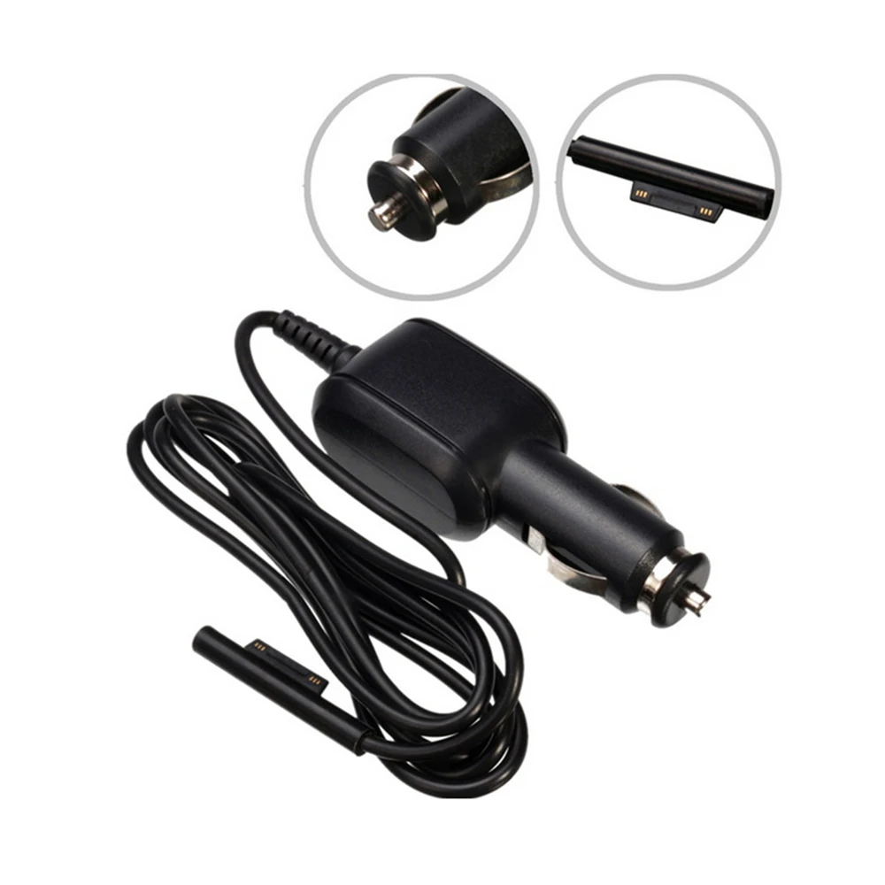 12V 2.58A Laptop Cable for Car Charger Power Adapter for Microsoft Surface Pro 3 and Pro 4 dedicated magnetic interface