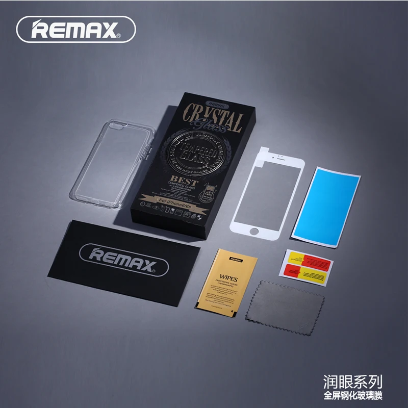 Remax закаленное стекло для iPhone X XR XS Max чехол с кристаллами 3D увлажняющее глаз