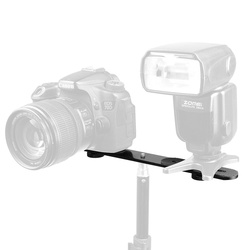 Прямой кронштейн для вспышки Canon Nikon Pentax SONY Olympus DSLR быстросъемная пластина зажим