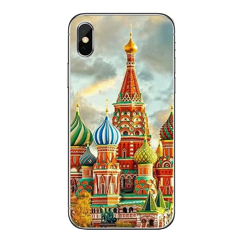 Soft Transparent Shell Covers City hdr Moscow Russia Kremlin For Motorola Moto X4 E4 E5 G5 G5S G6 Z Z3 G3 C Play Plus |