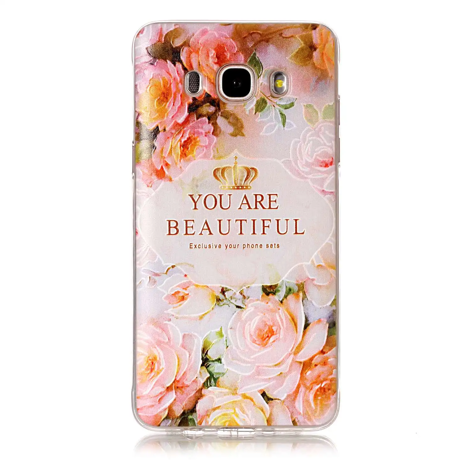TPU Case For Samsung Galaxy J5 2016 J510 J510F 3D Relief Soft Silicone Back Shells J 5 510 510f Phone Cases |