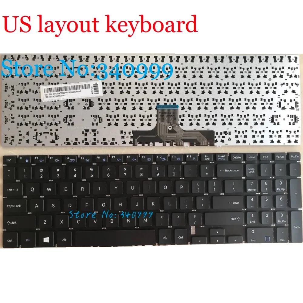 Оригинальная новая клавиатура для Samsung 500R5L NP500R5K NP500R5L NP500R5H US Black