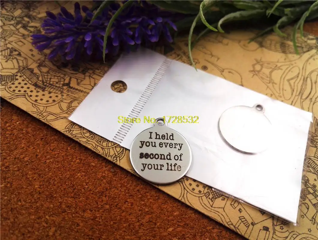 Круглые Подвески из нержавеющей стали 20 шт., ювелирные украшения с каждой секцией вашей жизни, 20 мм