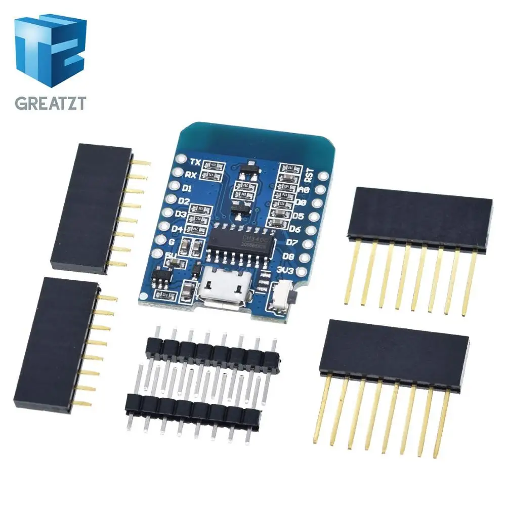 GREATZT ESP8266 ESP-12 ESP12 WeMos D1 Мини модуль Wemos D1 Мини WiFi макетная плата Micro USB 3,3 В на основе ESP-8266EX 11