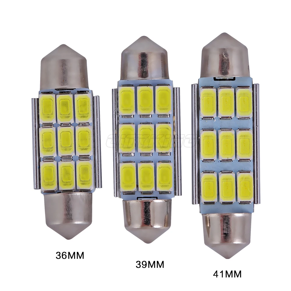 50 шт./лот гирлянда 36 мм 39 42 9smd LED 5630 5730 Гирлянда SMD 9LED Canbus без ошибок светодиодная