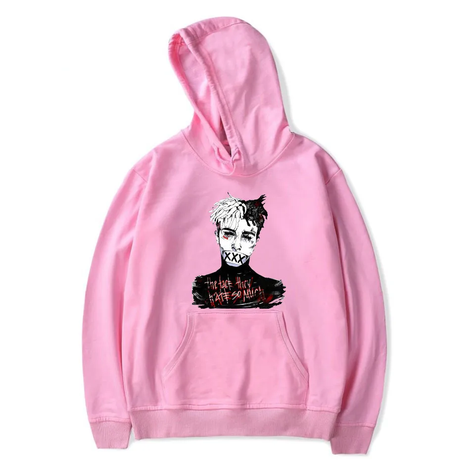 2018 XXXTentacion толстовки для мужчин/женщин Повседневный пуловер уличная Толстовка