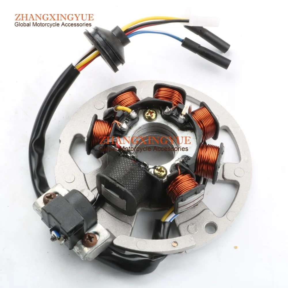 Статор генератора для YAMAHA JOG 50 пробежки 90 JOG50 JOG90 YA50ZA 1E40QMB 3XG-H5560-00