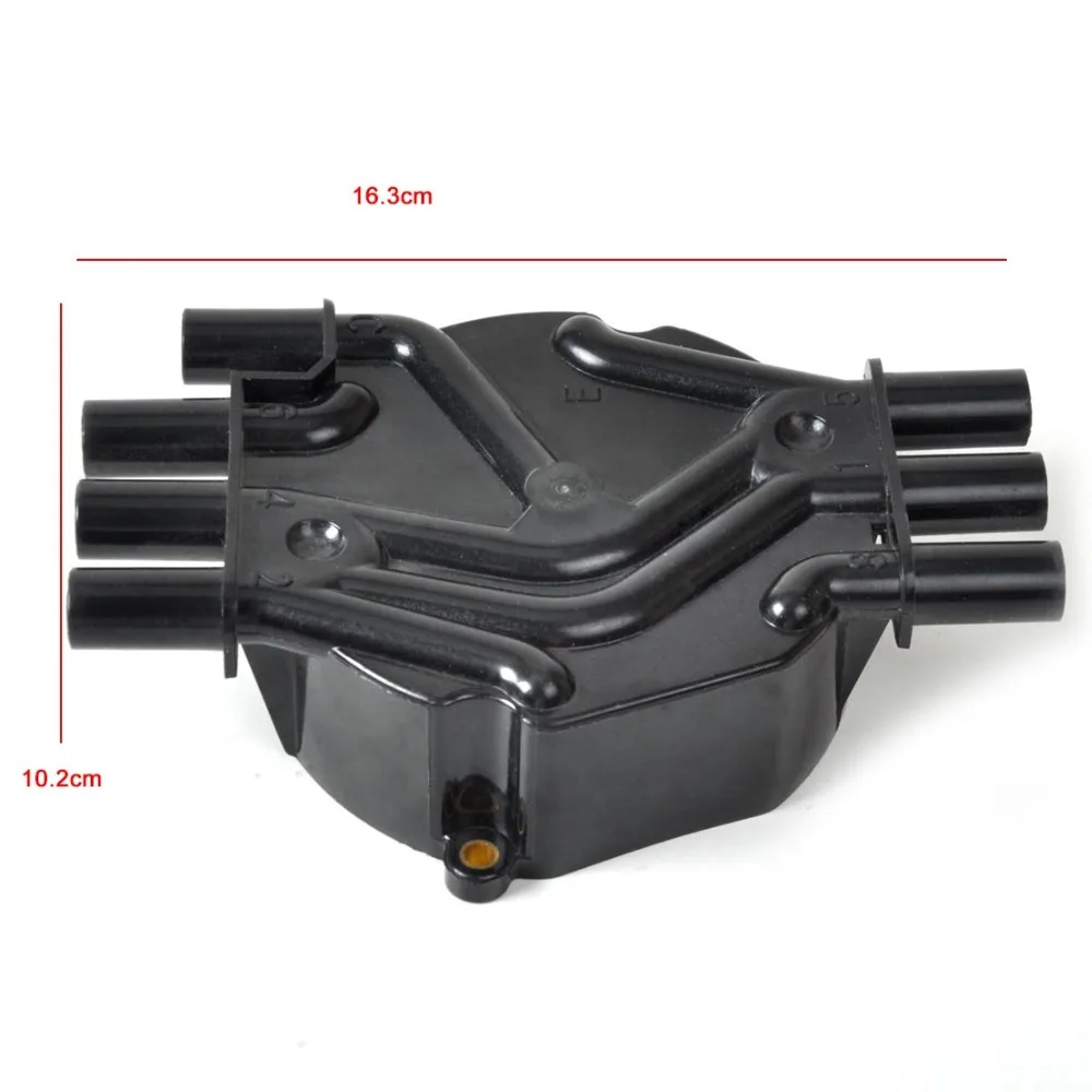 DWCX Car Black колпачок распределителя системы зажигания Rotor 10452458 для Cadillac Chevrolet GMC