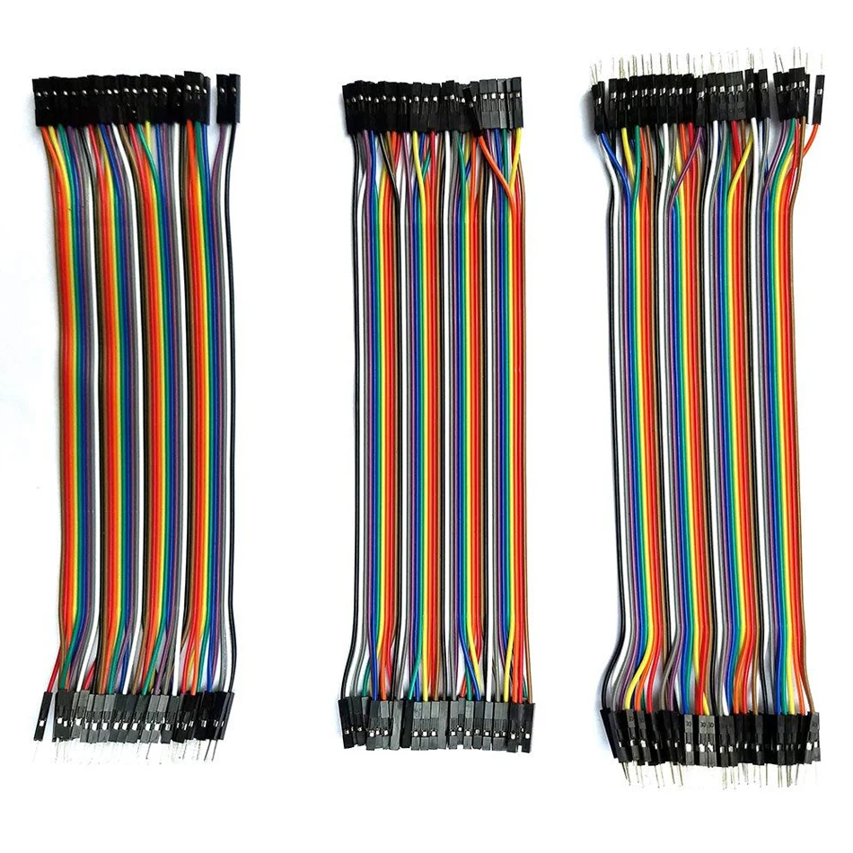 120 шт Dupont линия 15 см папа Женский и Перемычка провода кабель 40 для arduino DIY