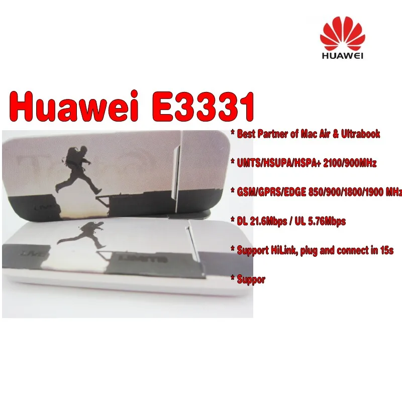 Lot of 100pcs Huawei E3331 Mini 21Mbps 3G Datacard