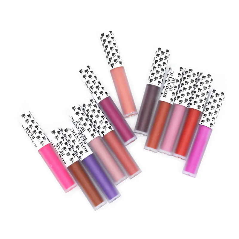 Новый Batom Beauty Labiales красный матовый жидкий увлажняющий макияж блеск для губ