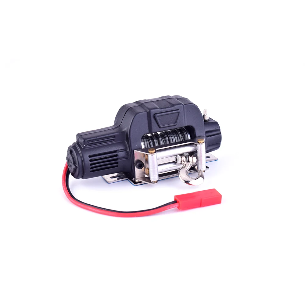 Мини электрическая лебедка переднего и заднего бампера JST Plug для 1:10 RC Car JEEP Axial SCX10