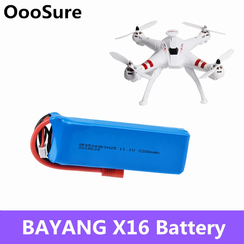 11 1 В 2200 мАч 30C Аккумулятор для BAYANGTOYS X16 X21 X22 Дрон Yiqing SJRC X8 Квадрокоптер запасные
