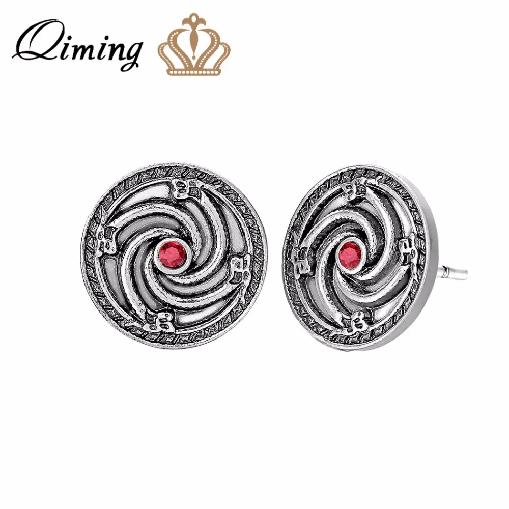 QIMING Valknut символ дракона серьги со шпилькой для женщин Винтажные ботинки в стиле