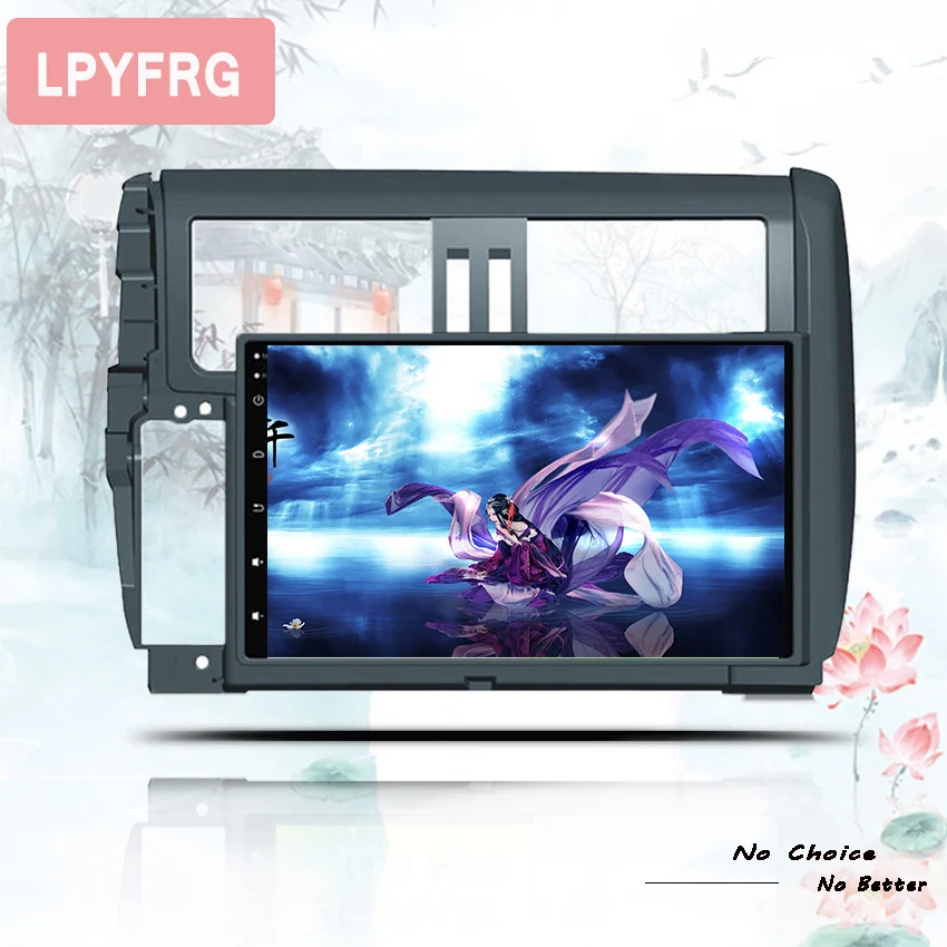 Goede 1024*600 Ips Hd Autoradio Muziek Video A/V Gps Monitor Head Unit Voor Toyota Prado 2010-2013 Met 3/4G Wifi Octa Core Android 10.0