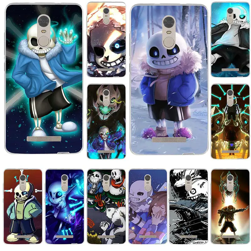 Undertale Sans силиконовый мягкий чехол для мобильного телефона из ТПУ Xiaomi Redmi Mi Note 2 3 3S 4X