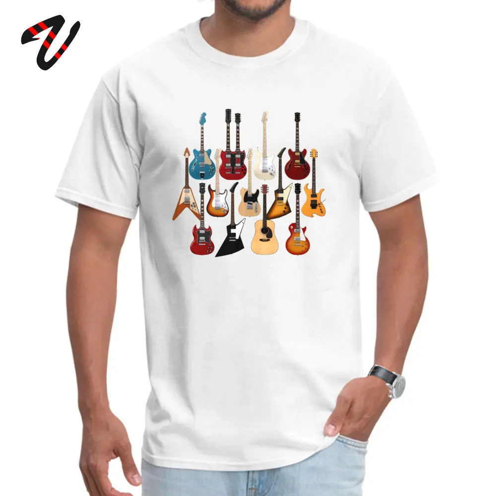 

Company Too Many Guitars Funny Tshirts Round Collar Hip Hop Men Tees Short Vibes ostern Day Funny Tops Shirt Free Shipping