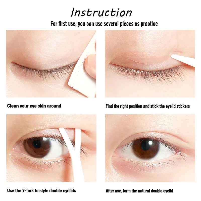 Xuemali 480Pcs Invisible Eyelid Tapes Natural Breathable Stickers Different Shapes Instant Eye Lift well Tape Tools | Красота и
