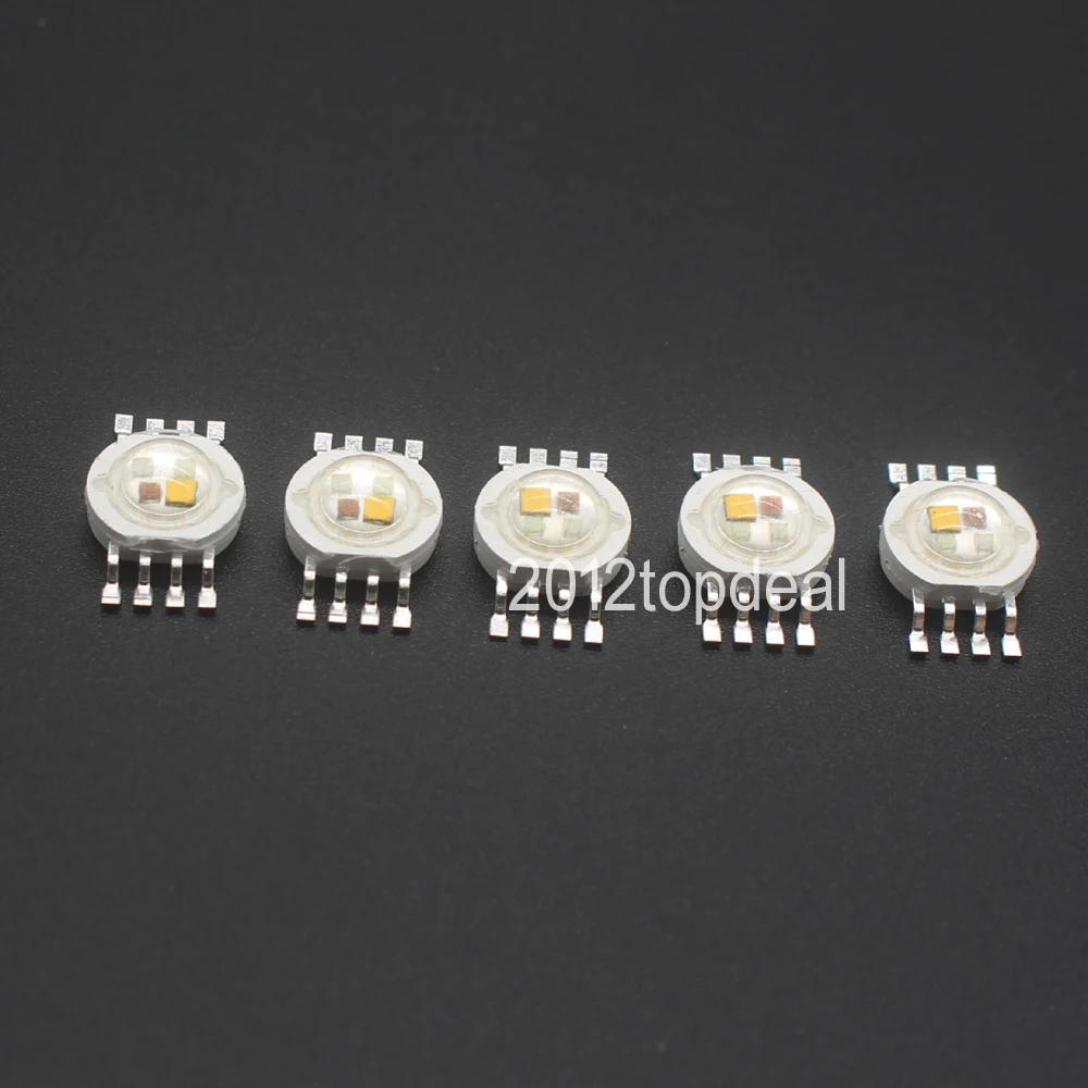 Светодиодная лампа RGBW (RGB + W Y UV) 6 Вт 9 12 15 21 излучатель диодов для сценического