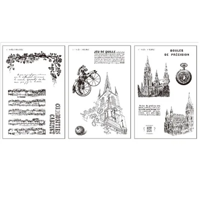 Style 05 3 листа/лот винтажная бронзовая девушка бумажная наклейка, сделай сам, скрапбукинг дневник наклейки в альбом почтовые принадлежности Школьные принадлежности - Цвет: Style 05