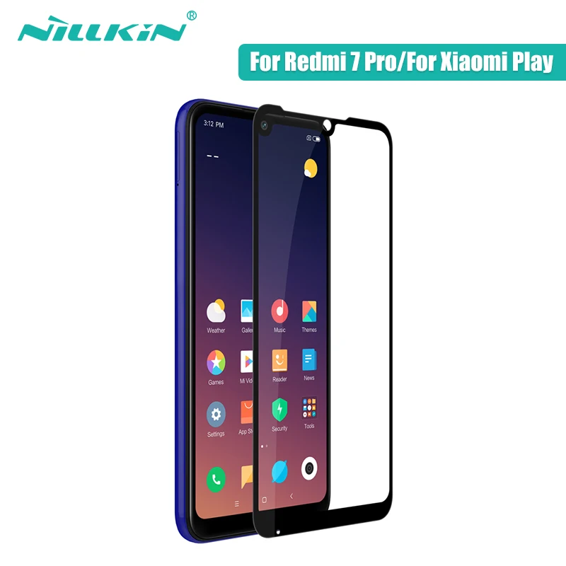 Защитное стекло Nillkin CP + 9H 0 33 мм для xiaomi mi play redmi 7 pro полное покрытие 5 84'' |