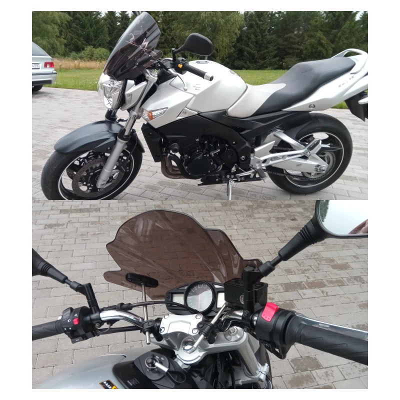 Уличные велосипеды Обтекатели ветрового стекла для 2007- Suzuki Bandit 650 GSF650N 1250 GSF1250N 150 GSX150 SV650