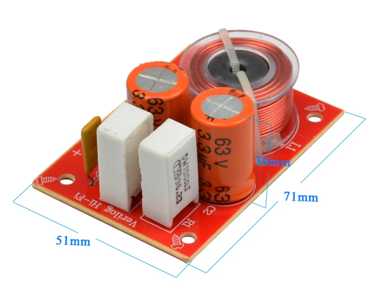 2 шт 2 способ 2 блок Hi-Fi аудио динамик делитель частоты стерео кроссовер фильтры WEAH D224