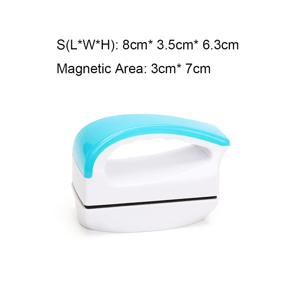 Light Blue-S Магнитная Щетка для аквариума, аксессуары для аквариума, Decoratio очиститель, плавающий чистый аквариумный аквариум, стеклянные инструменты для очистки AA0050 - Цвет: Light Blue-S