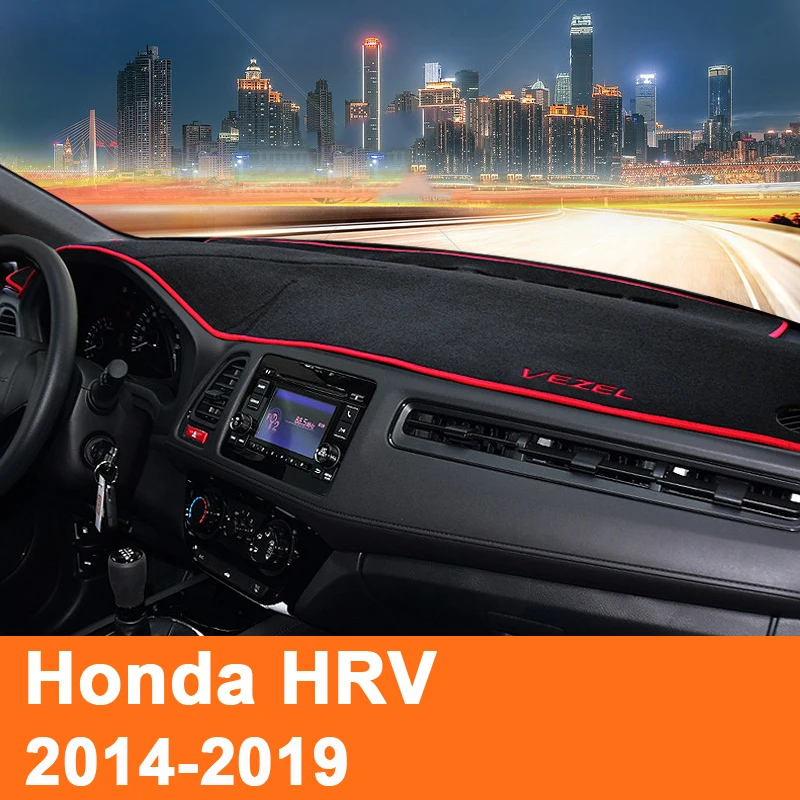 Для Honda HRV HR V Vezel 2014 2015 2016 2017 2018 2019 коврик для приборной панели Защита от солнца