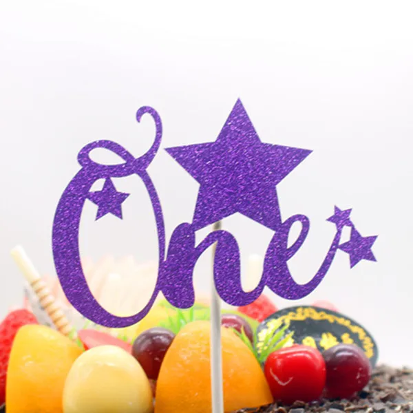 Топпер для торта на день рождения с блестками в виде звезд|topper baby shower|topper babytoppers