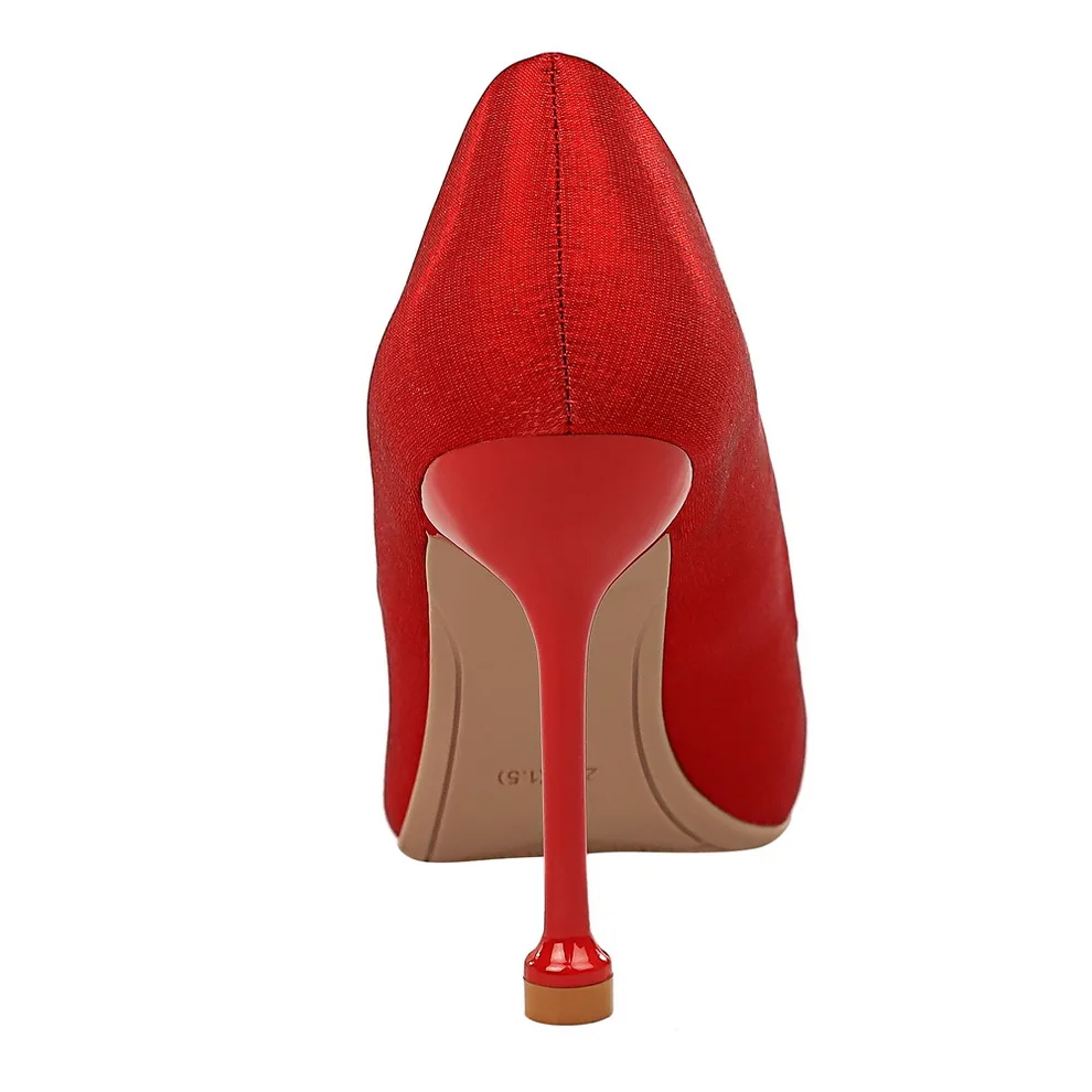 Роскошные блестящие шелковые женские туфли лодочки модные атласные черные синие