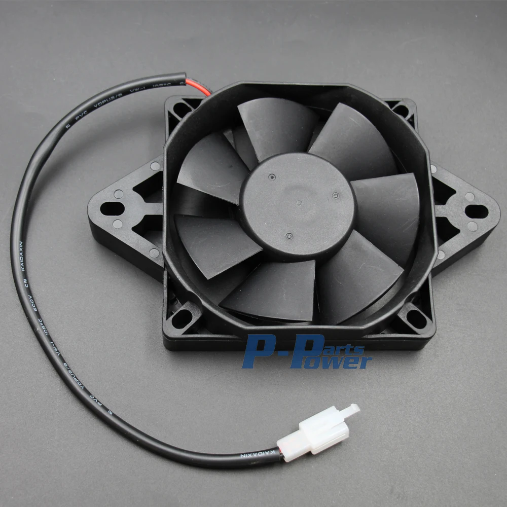 12 Volt Electric Engine Cooling Fan Radiator For Honda Kawasaki Suzuki Motorcycle ATV MX BLACK new | Автомобили и мотоциклы
