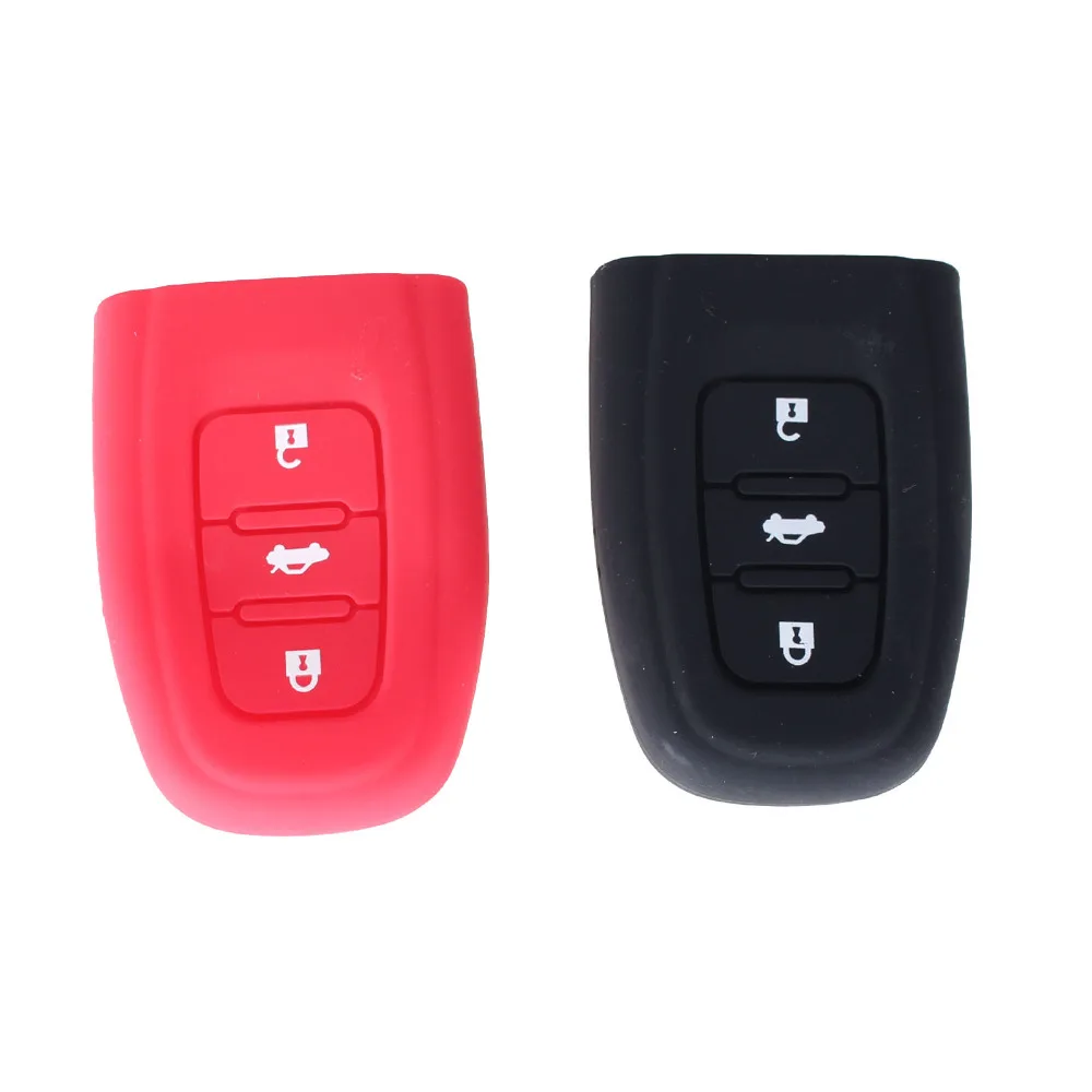 Силиконовый чехол Dandkey с 3 кнопками для смарт-ключа Audi B6 B7 B8 A4 A5 A6 A7 A8 Q5 Q7 R8 TT S5 S6 S7 S8 SQ5