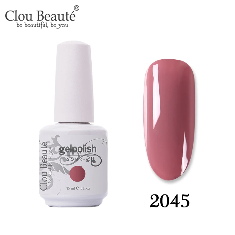 2045 Clou Beaute 131 цвет праймер гель лак замачиваемый УФ светодиодный Гель-лак для ногтей Полупостоянный Гель-лак Vernis набор УФ Гибридный гвоздь искусство - Цвет: 2045
