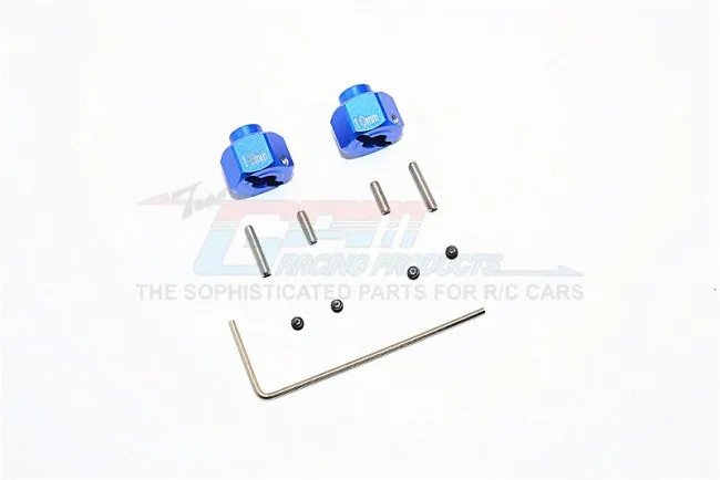 1/10 AXIAL SMT10 90055 90057 шестигранное колесо из алюминиевого сплава (+ 2 мм) набор шт. MJ0102/+