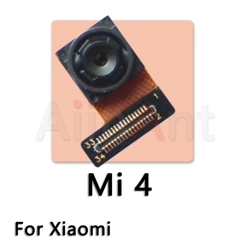 AiinAnt маленькая фронтальная камера Flex для Xiaomi Mi 4 5 5S 5X Plus 6 6x8 Lite Max Note 2 3 фронтальная камера Flex Cable - Цвет: For Xiaomi 4