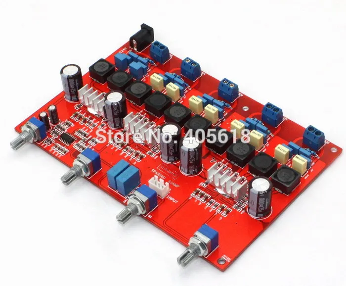 4 1 TPA3116 цифровой усилитель собранная плата класса D DC18V DC24V (100 Вт + 50 * 4) бесплатная