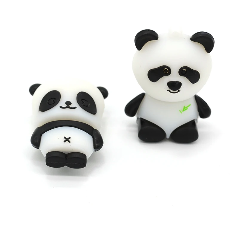 U диск Флеш накопитель с мультипликационным принтом панда брелок для ключей