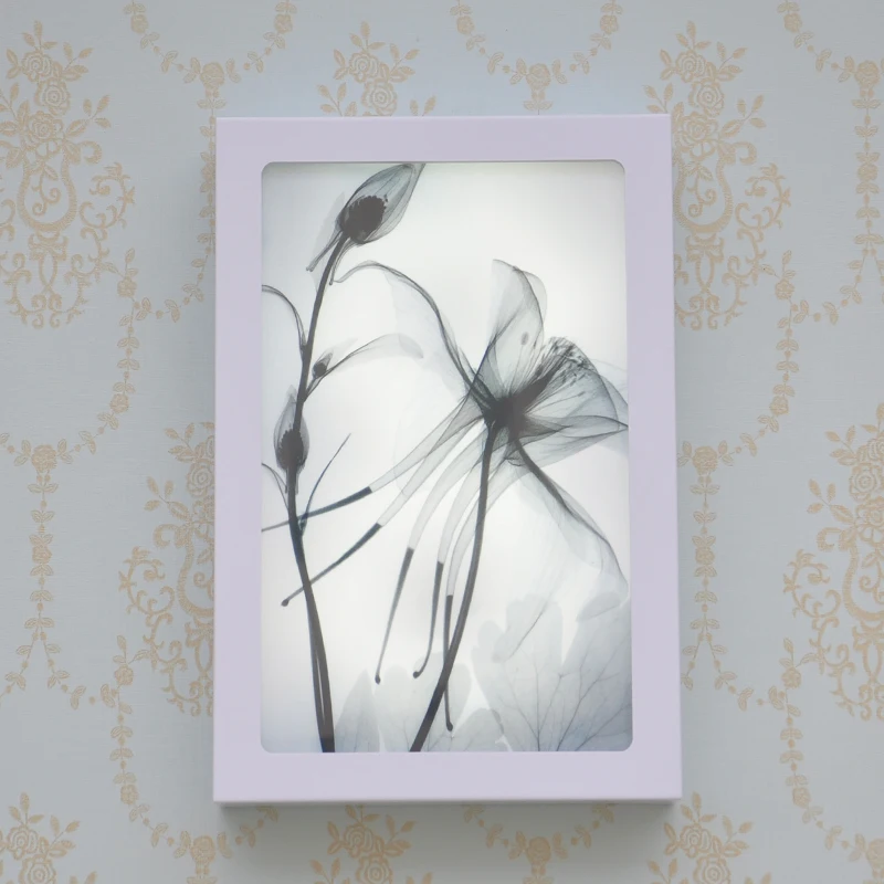 MLZAOSN светодиодный декоративный настенный светильник с цветами ПВХ