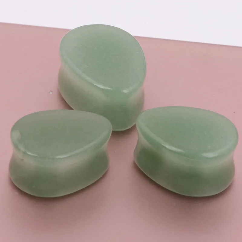 Каменные затычки для ушей туннели капли воды двойные ранцы Растяжитель Эспандер