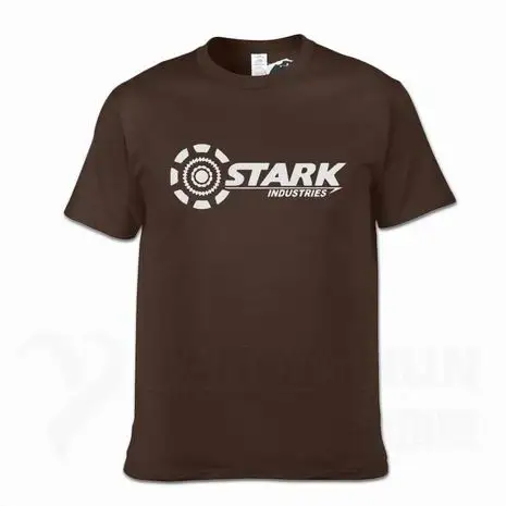 Безупречные отрасли футболки Tony Stark iron man летние брендовые хлопковые футболки 16 цветов повседневные футболки с короткими рукавами для фитнеса