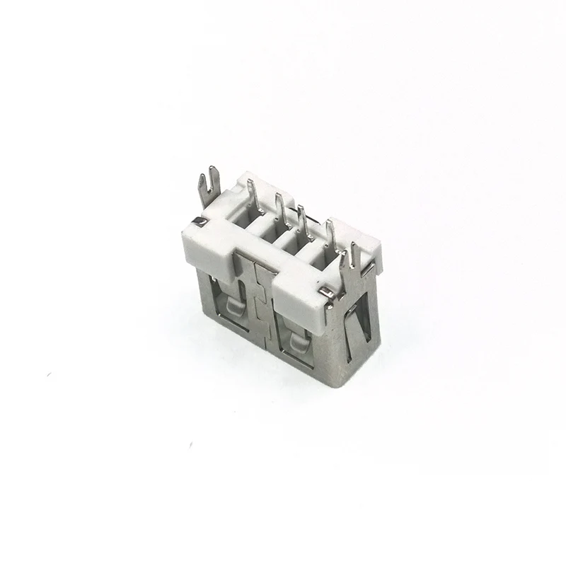 10 шт./лот USB-порт 2 0 тип A разъем 4 контакта Вставка фута 180 плоский для зарядки
