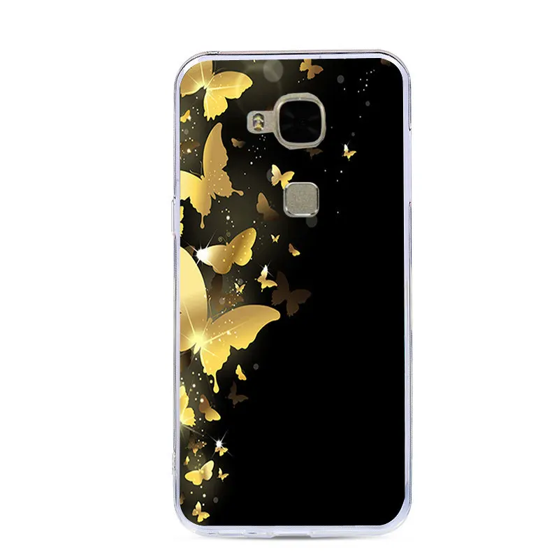 J &amp R силиконовый чехол для телефона Huawei G8 G 8 мягкий G7 Plus Цветочные растения Ascend GX8