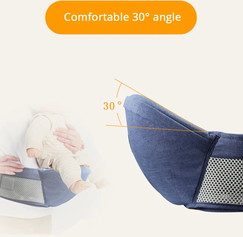 Honeylulu 3D Hollow Breathable Waist Stool Baby Carrier Seat Stool Sling For Newborns Kangaroo For Baby Hipsit Ergonomic Sling