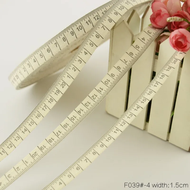 Teramila ткань "Hand made" дизайн печатных хлопчатобумажные ленты с лейблом DIY Швейные изделия ручной работы аксессуары для одежды 1,5 см ширина 2 м/лот - Цвет: 1.5CM Width