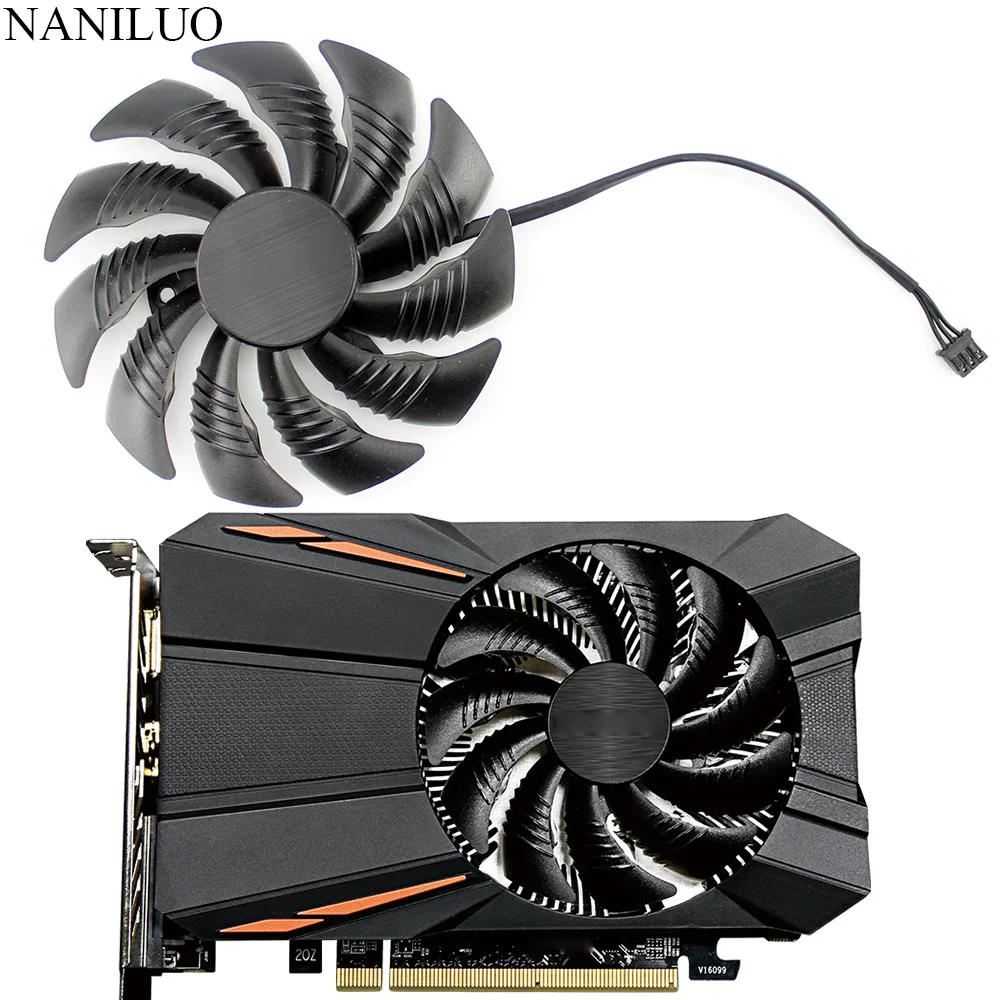 T129215SU 88 мм PLD09210S12HH Замена для Gigabyte Geforce GTX 1050 Ti вентилятор AMD RX550 RX 560 Mini ITX G1 Radeon